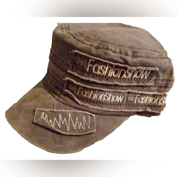 Vintage Distressed Fashion Patches Cap NWT Deadstock Never Worn - Picture 4 of 4